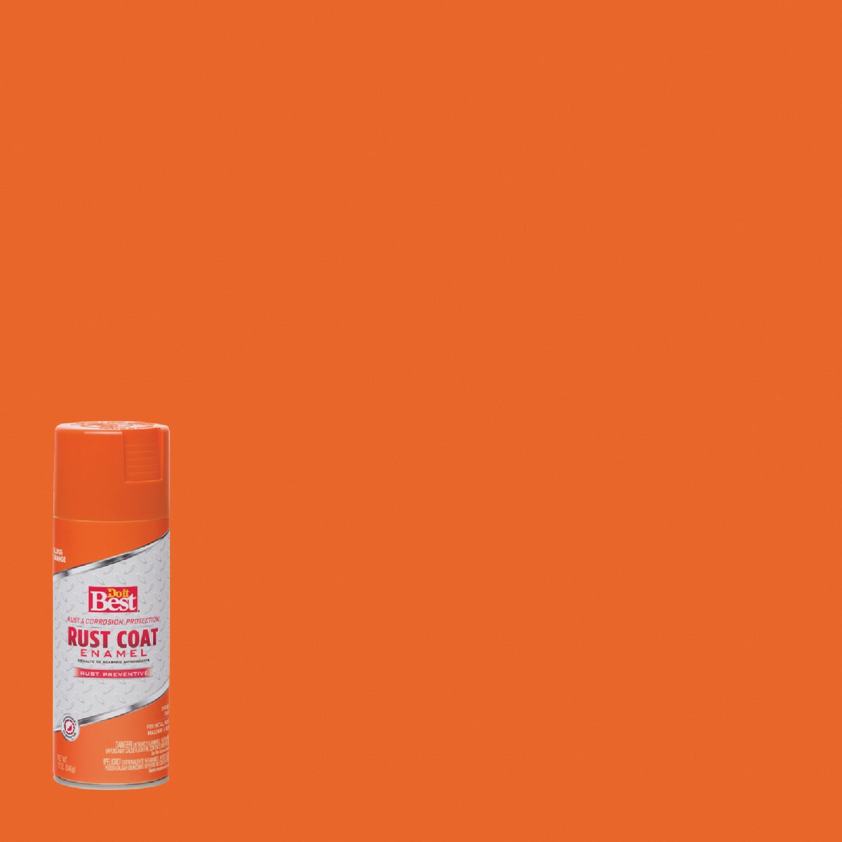 Do it Best Rust Coat Gloss Orange 12 Oz. Anti-Rust Spray Paint