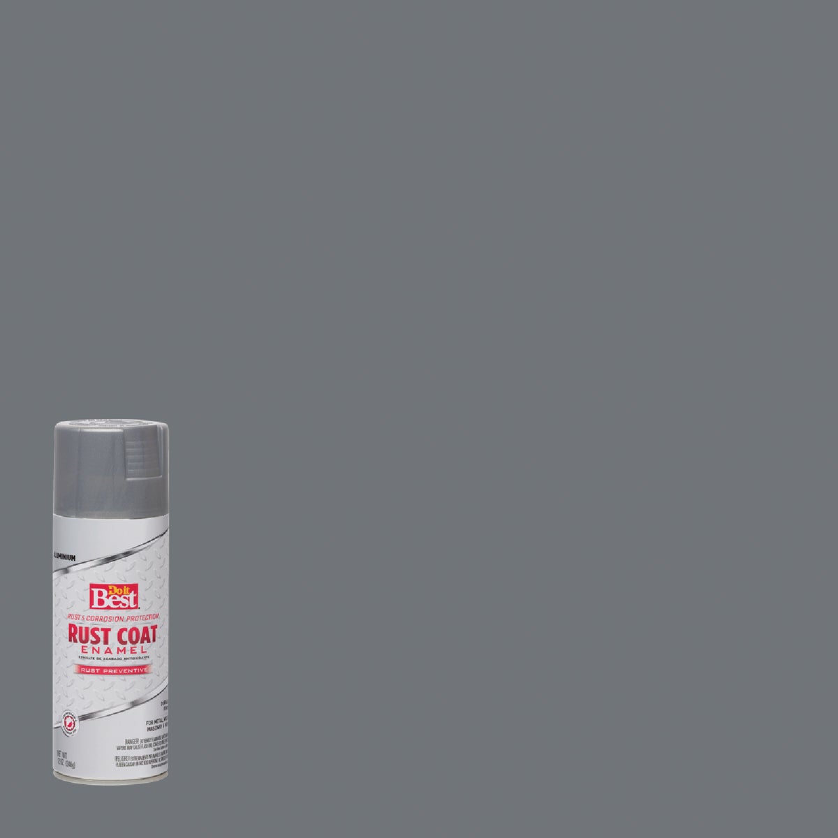 Do it Best Rust Coat Gloss Aluminum 12 Oz. Anti-Rust Spray Paint
