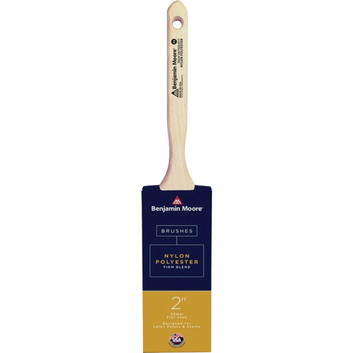 Benjamin Moore 2 In. Flat Sash Nylon/Poly Brush (Firm)