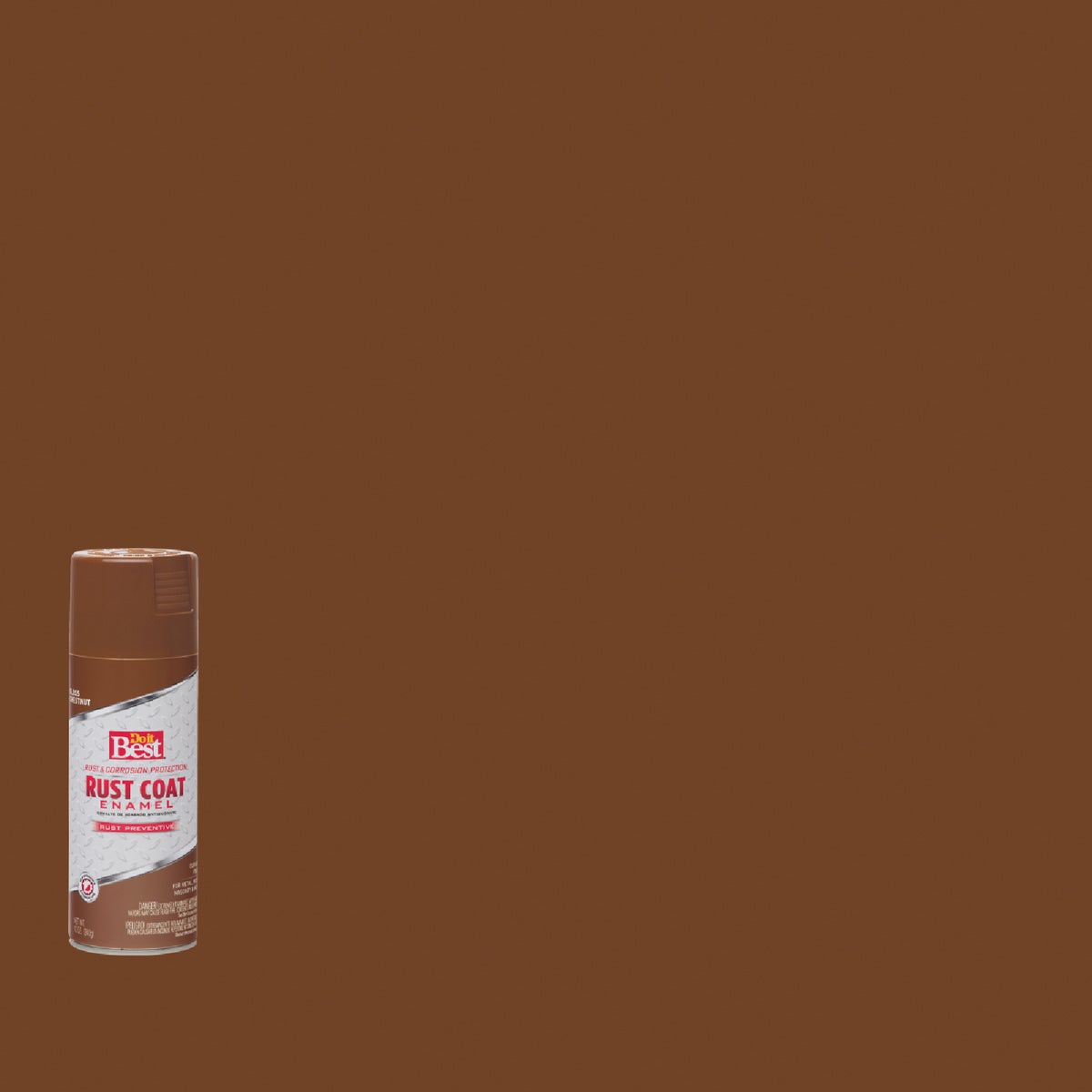 Do it Best Rust Coat Gloss Chestnut Brown 12 Oz. Anti-Rust Spray Paint