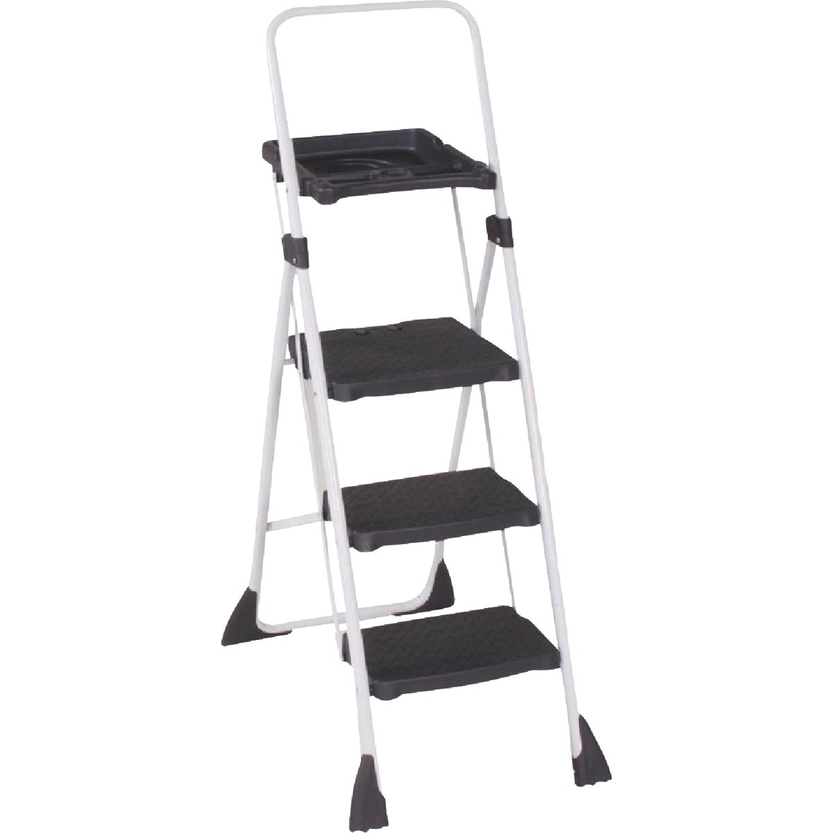 Cosco Max Workplatform 3-Step Folding Step Stool with 250 Lb. Load Capacity ANSI Type I Ladder Rating