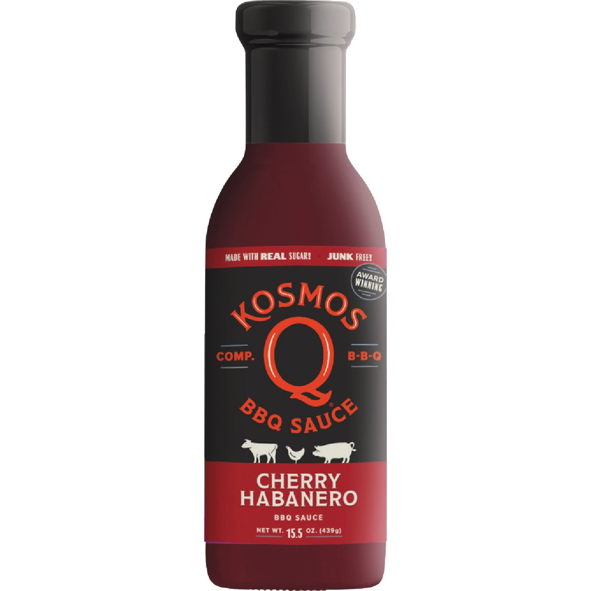 Kosmos Q 15. Oz. Cherry Habanero BBQ Sauce