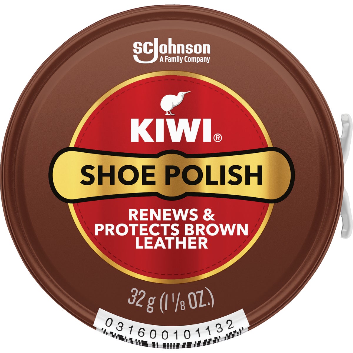 Kiwi 1-1/8 Oz. Brown Shoe Polish