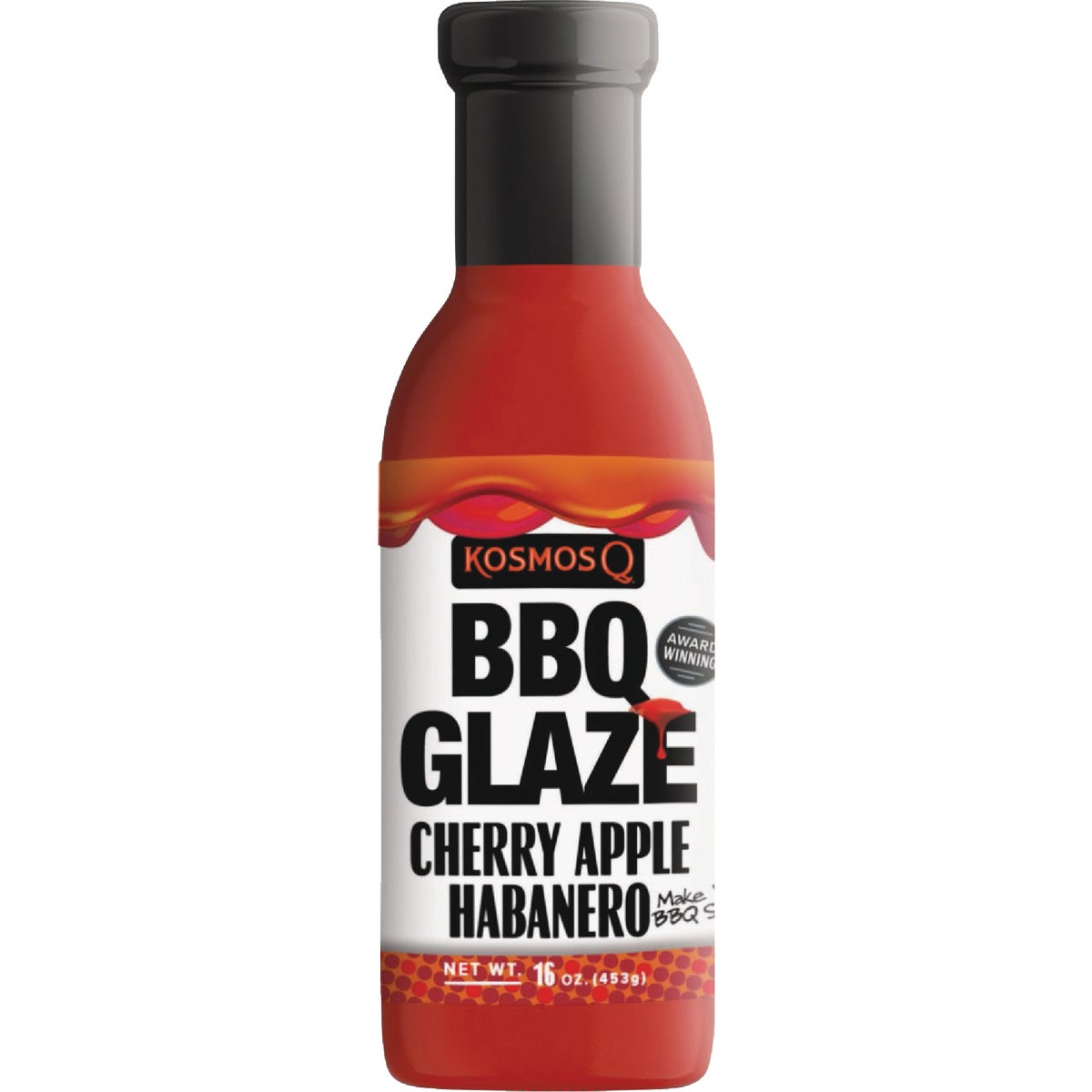 Kosmos Q 16 Oz. Cherry Apple Habanero BBQ Glaze