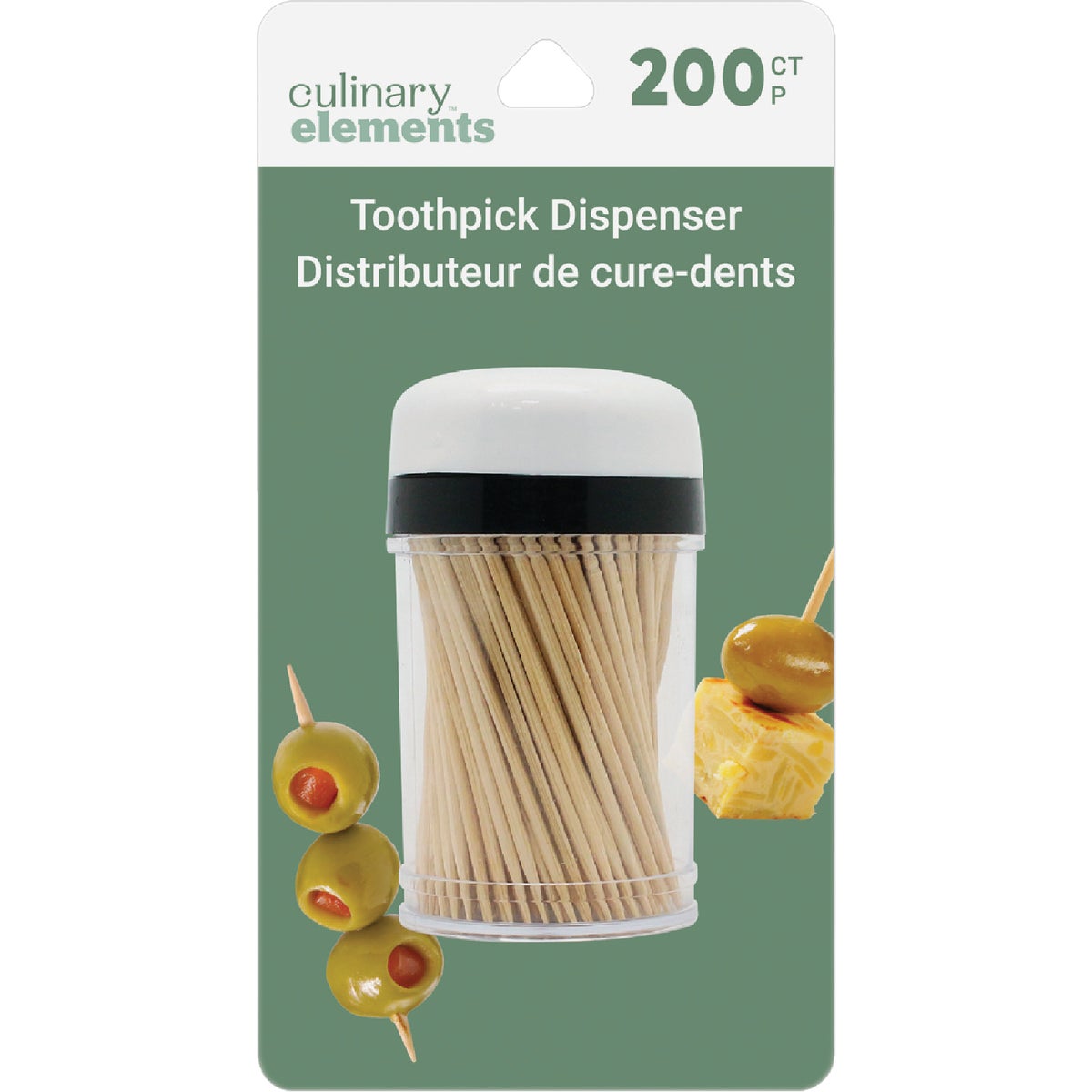 Jacent 50 Per Tube Travel Toothpicks (3-Pack)