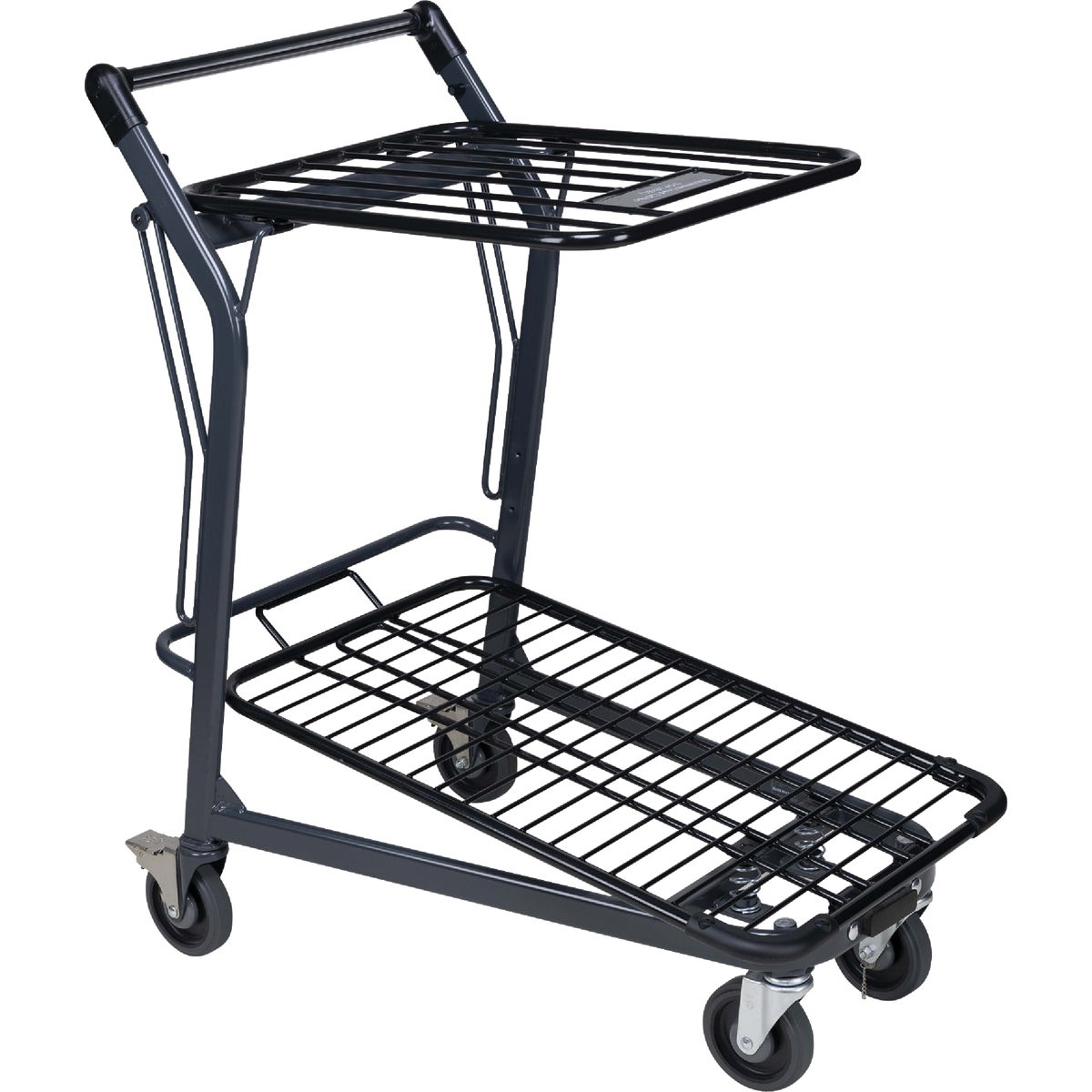 Versacart Tote Cart with Retractable Flat Wire Top