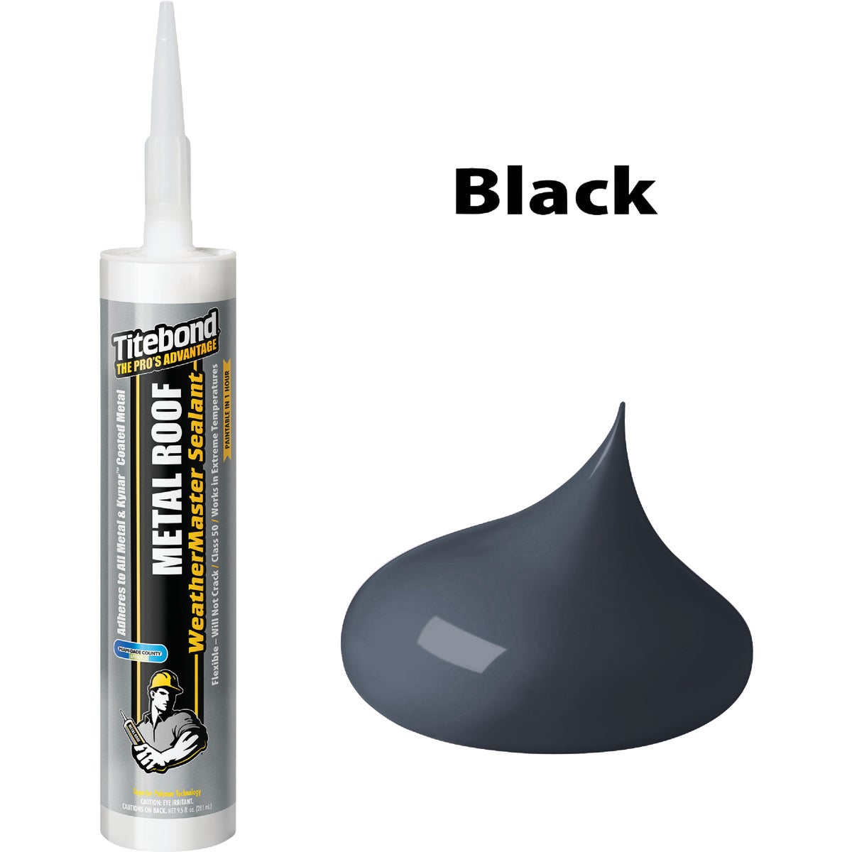 10OZ BLACK METAL SEALANT