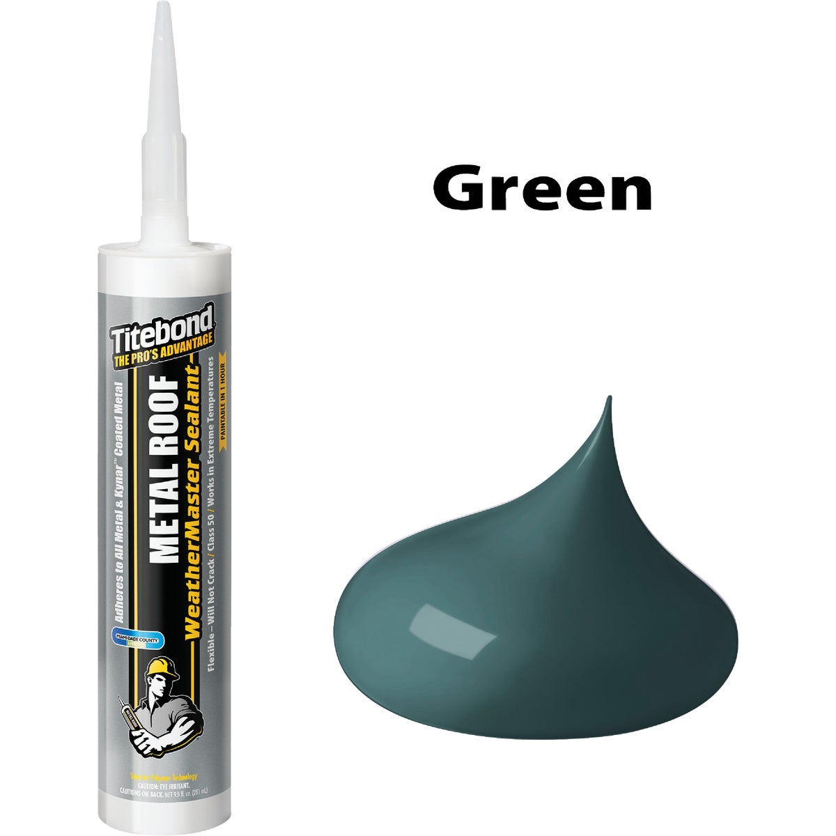 10OZ GREEN METAL SEALANT