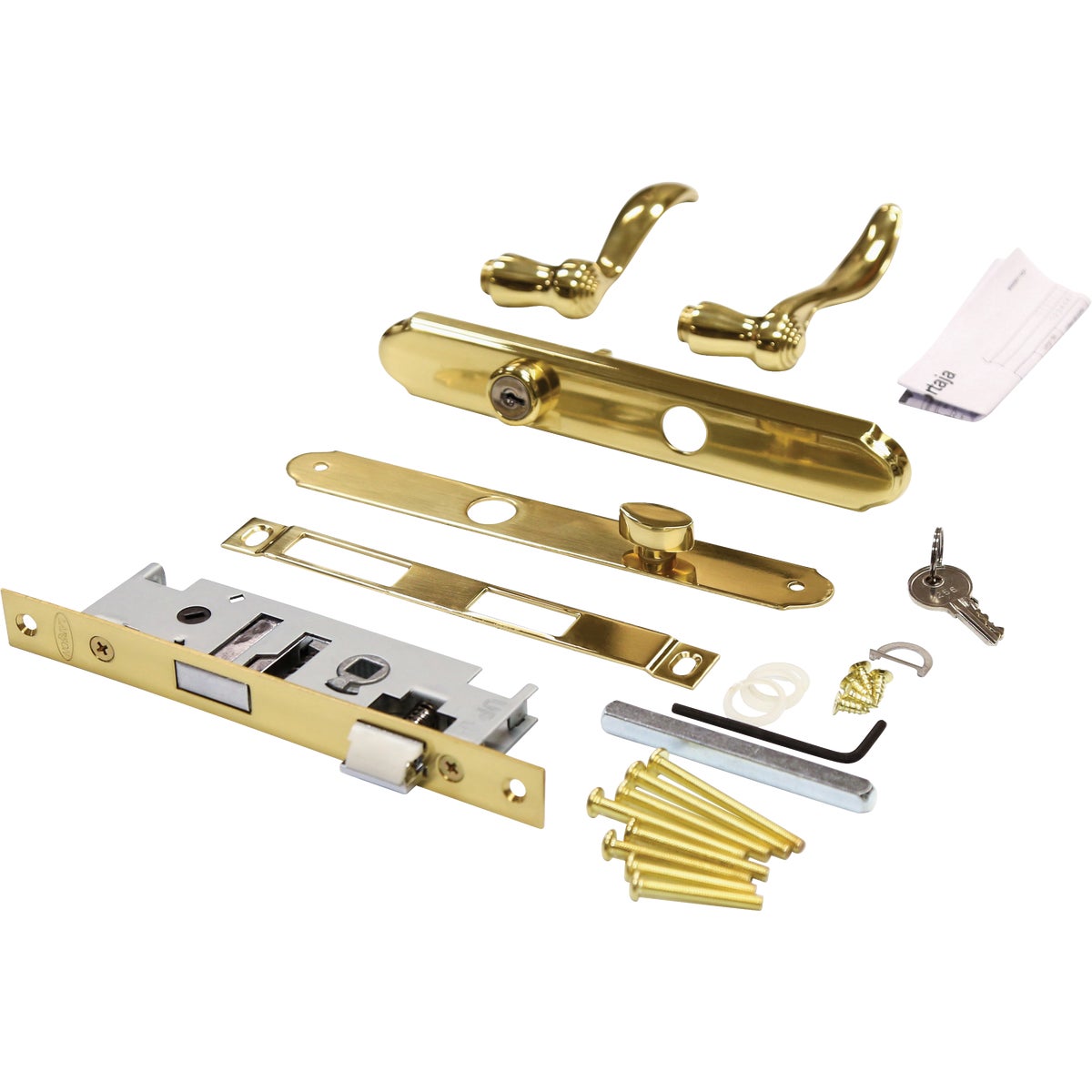 REVERE BRASS LEVERSET