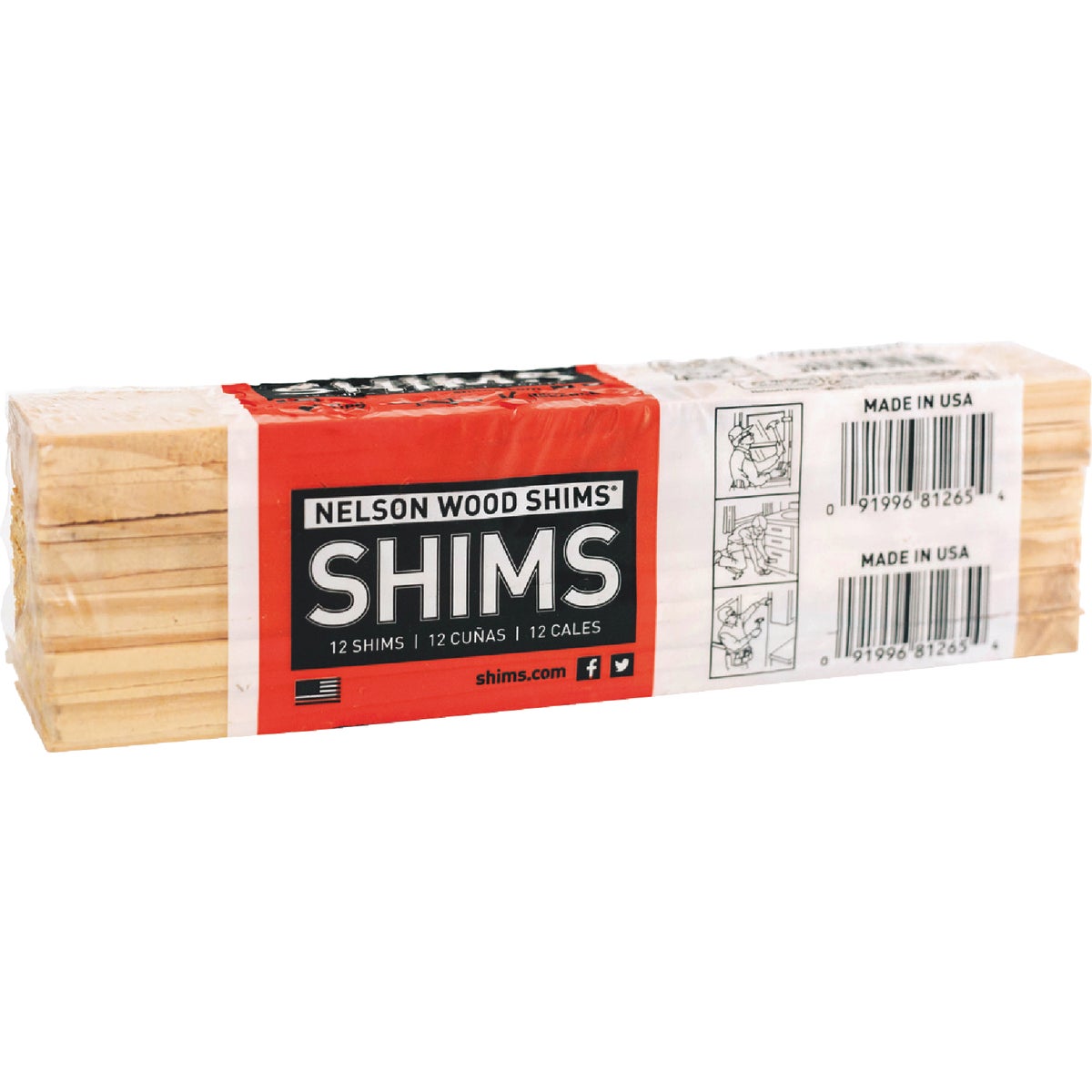 3/8X1-1/2 WOOD SHIMS