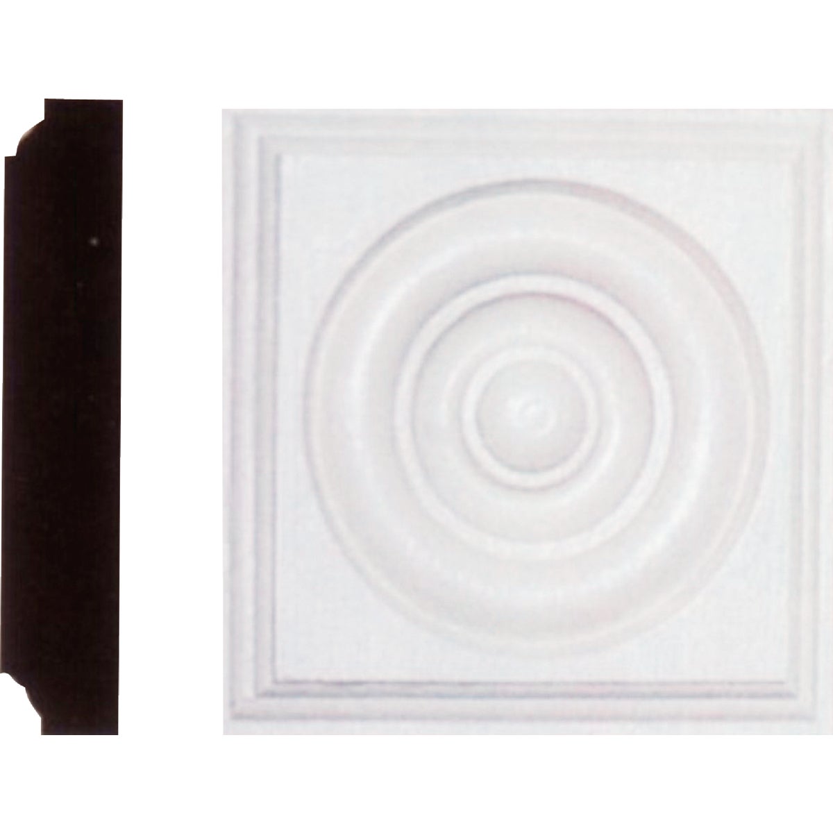 1-1/8X4-1/2 MDF ROSETTE