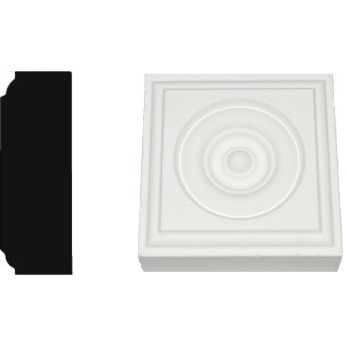 7/8X2-1/2 MDF ROSETTE