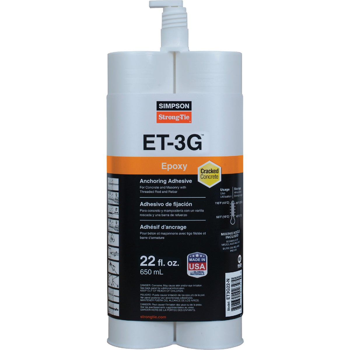 22OZ EPOXY ADHESIVE