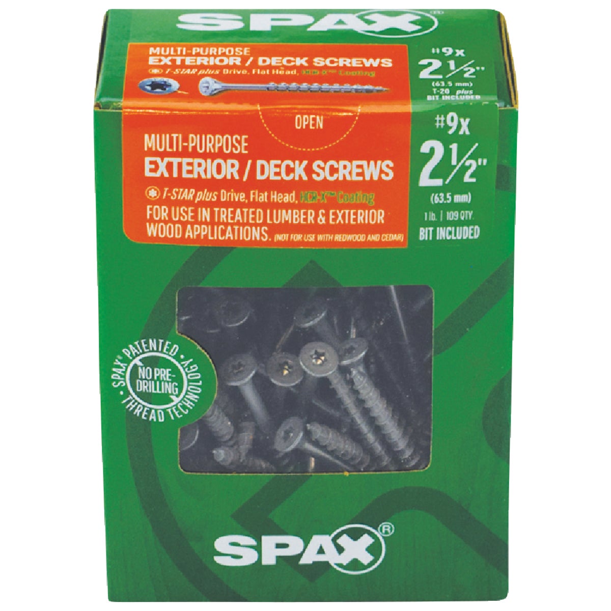 9X2-1/2 FH EXT MP SCREW
