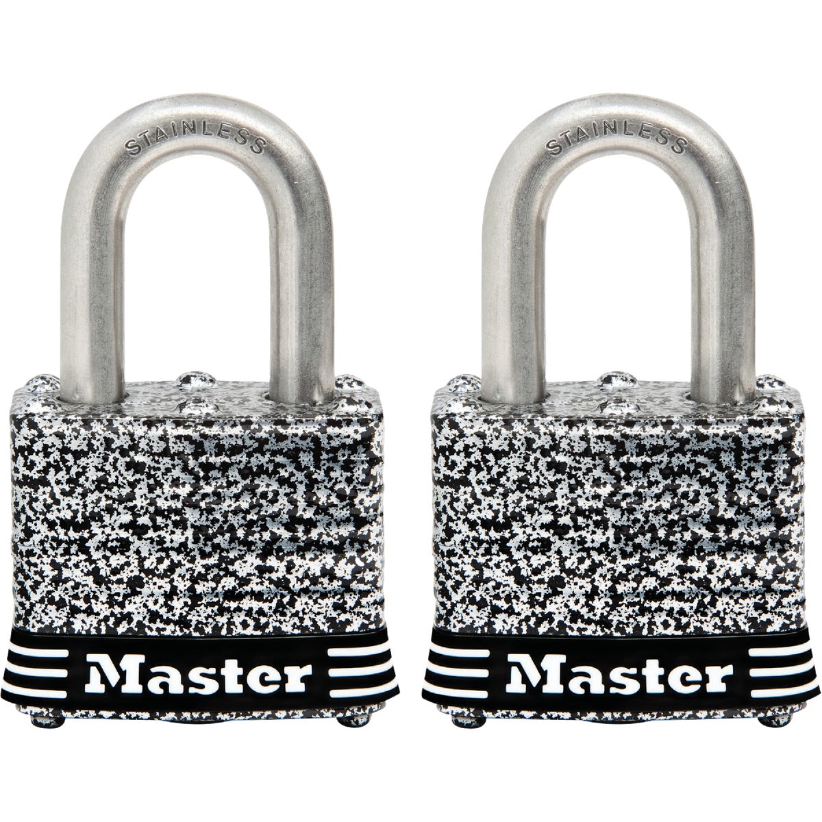 1-9/16 LOCK W/SS SHK 2PK