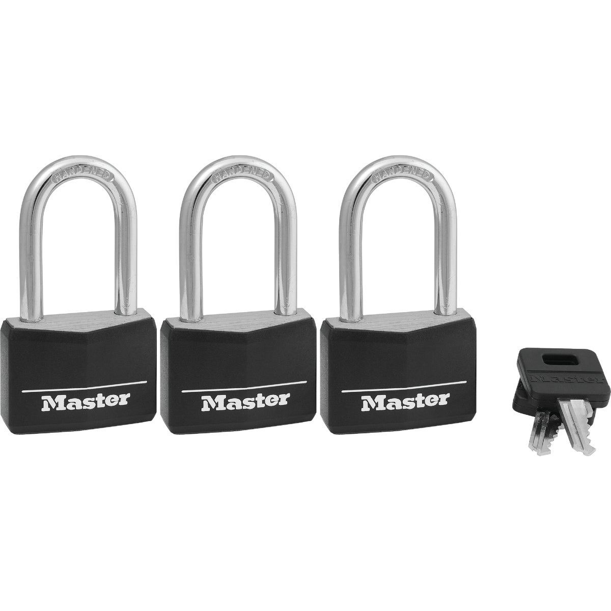 Master Lock 1-9/16 In. Wide Covered Solid Body Padlock With 1-1/2 In. Shackle 200092