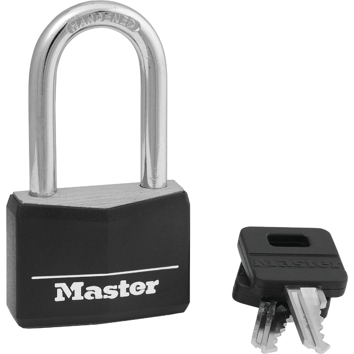 Master Lock 1-9/16 In. Wide Covered Solid Body Padlock With 1-1/2 In. Shackle 200102