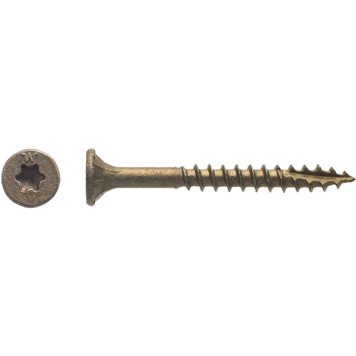 1LB 8X1-1/2" BRNZ SCREW