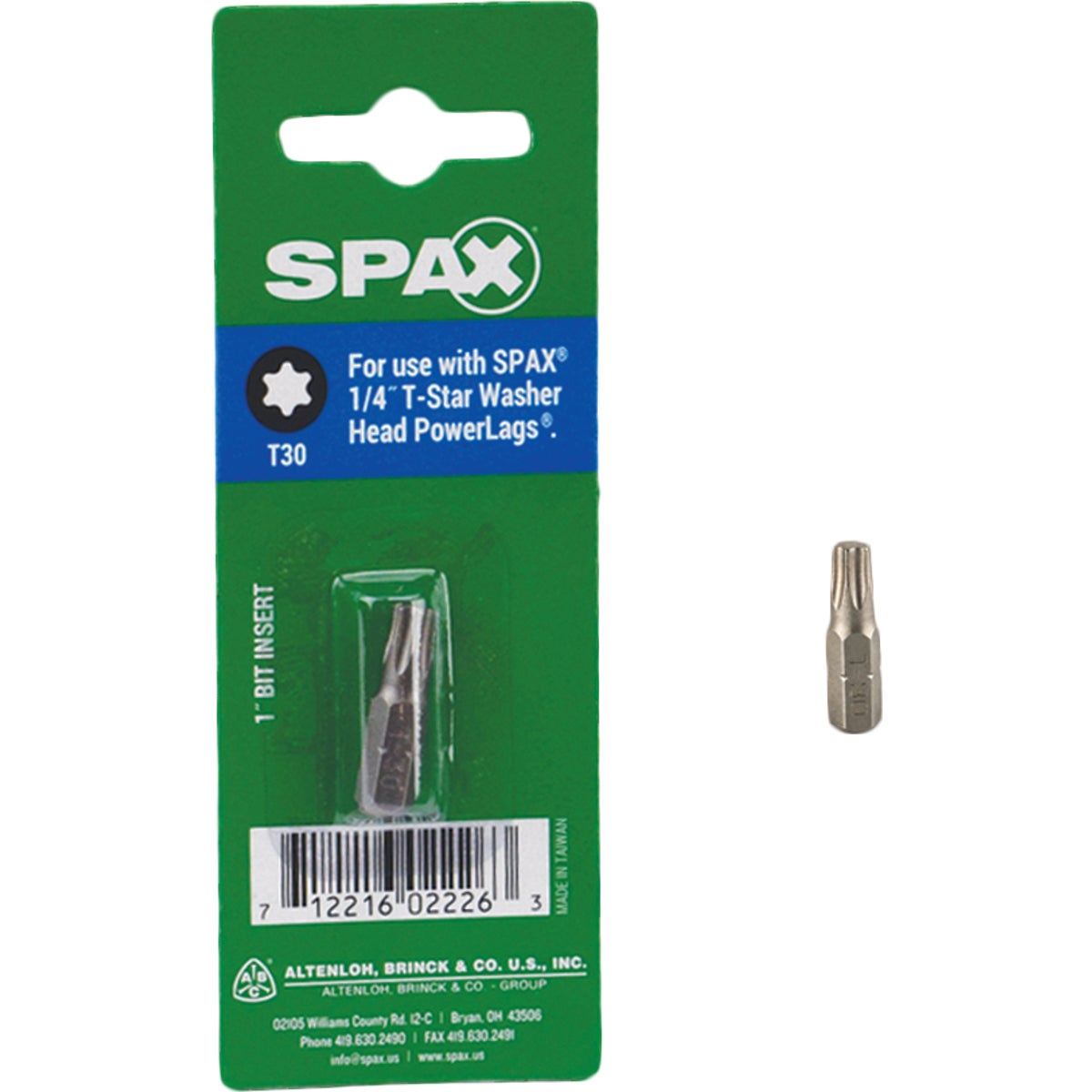 SPAX T30 T-STAR BIT