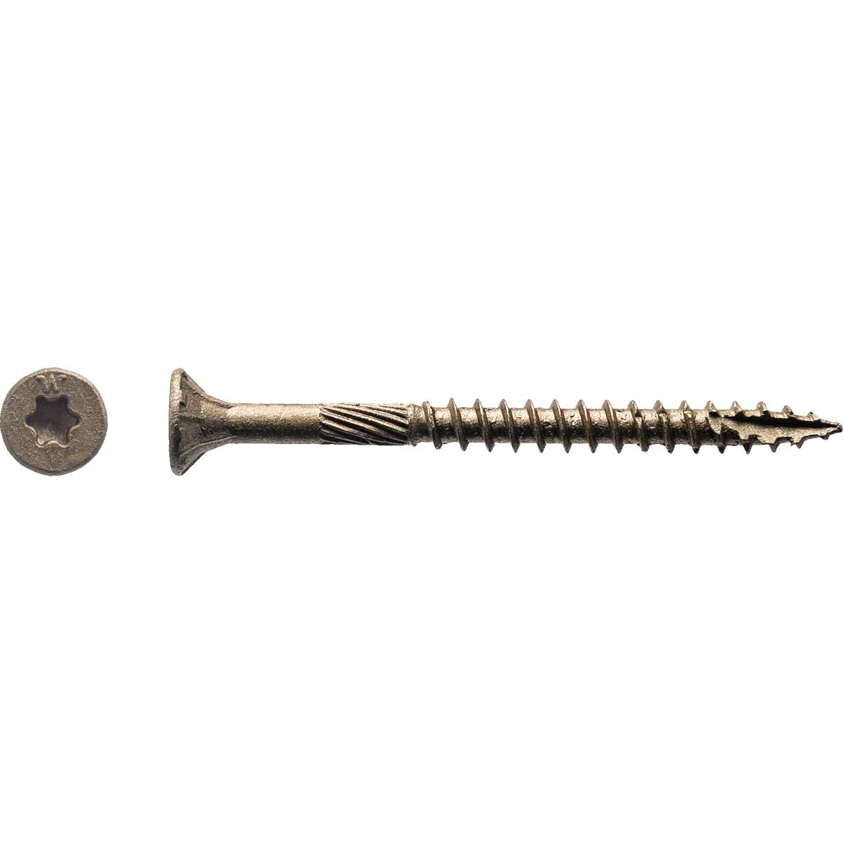 1LB 8X2" BRONZE SCREW