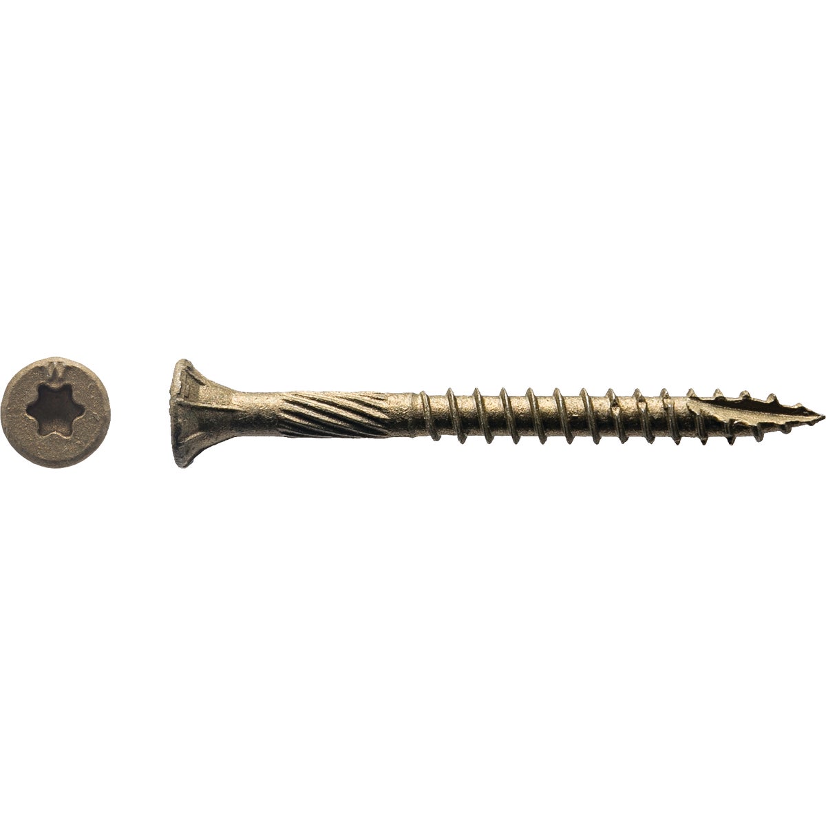 1LB 9 X 2" BRONZE SCREW