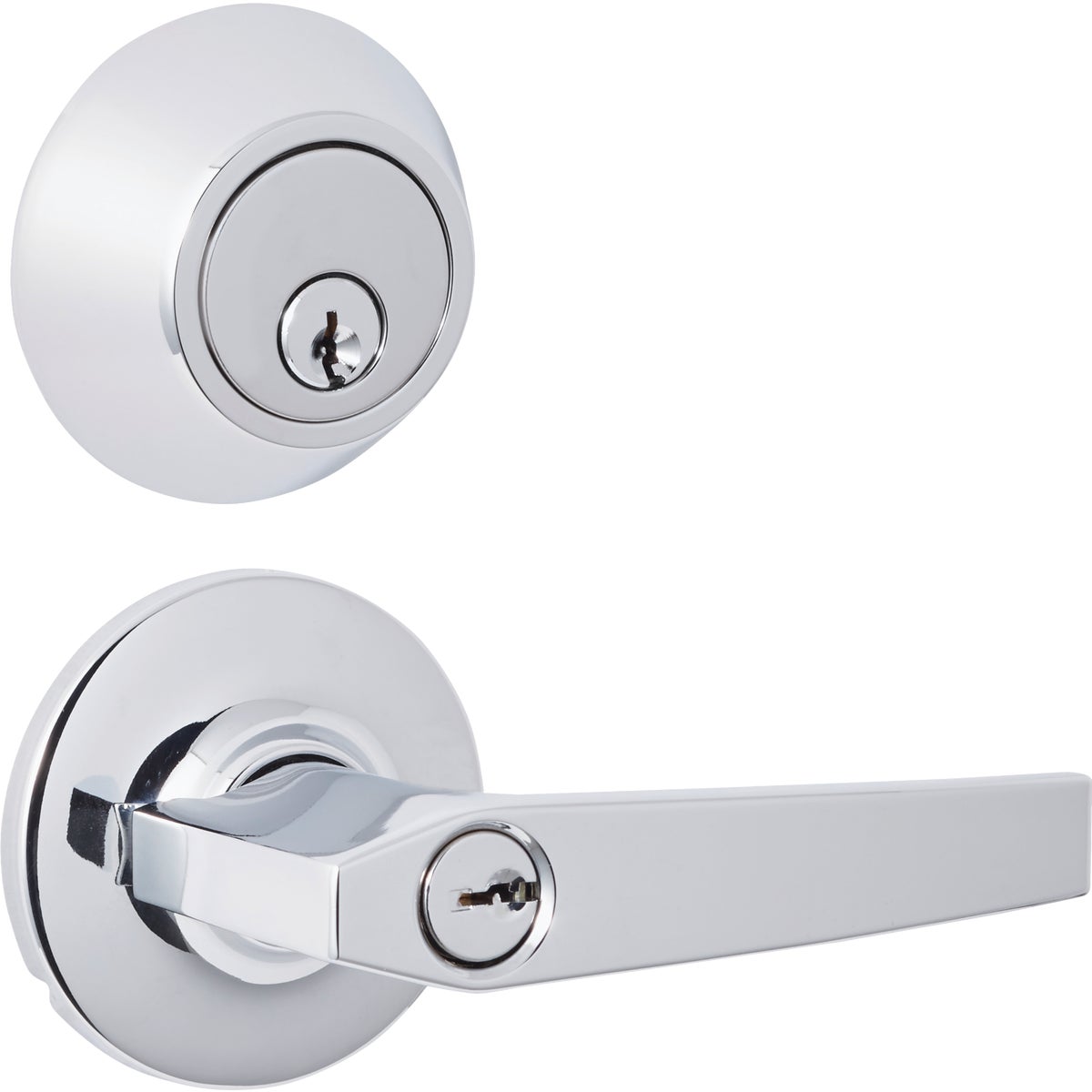 Deadbolt and Door Lever Combo