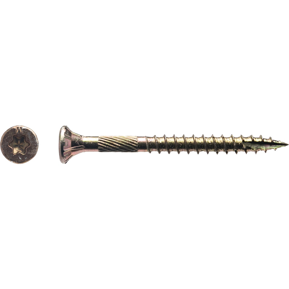 5LB 9 X 2" YELLOW SCREW