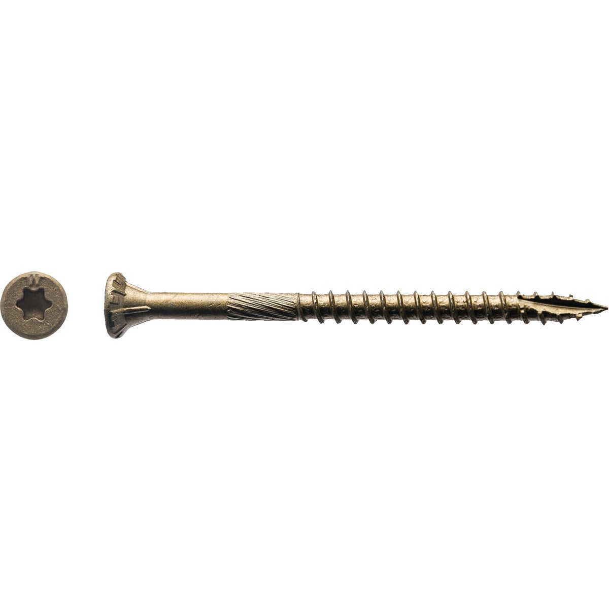 2.5M 9X2-1/2" BRNZ SCREW