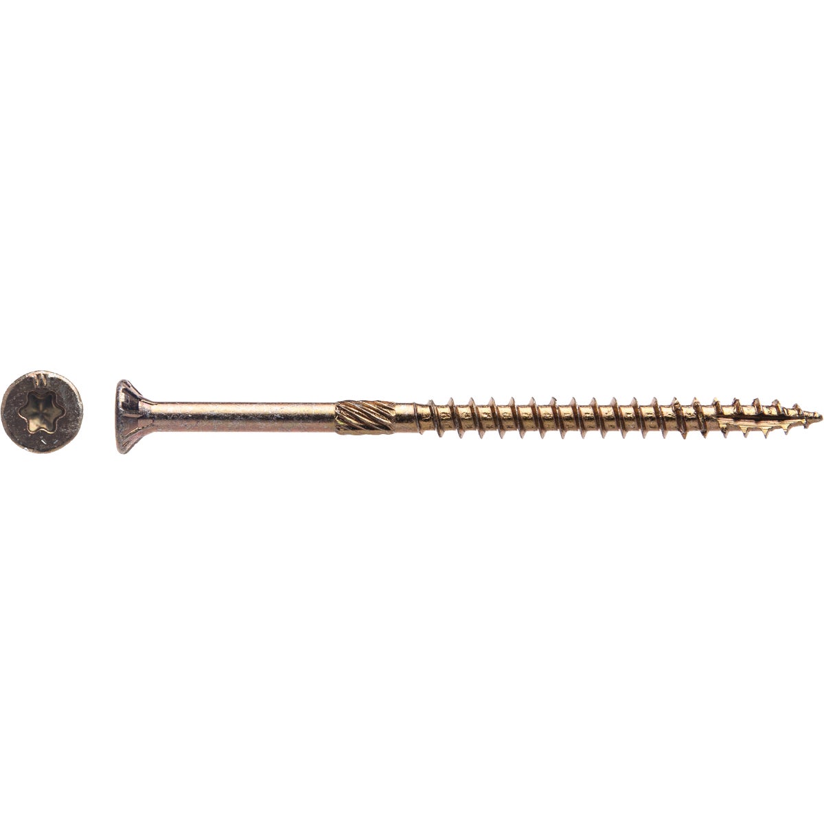 1LB 10X3-1/2" YLLW SCREW