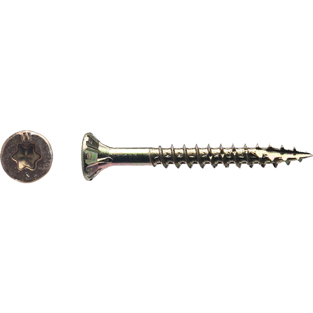 1LB 8X1-1/2" YLLW SCREW