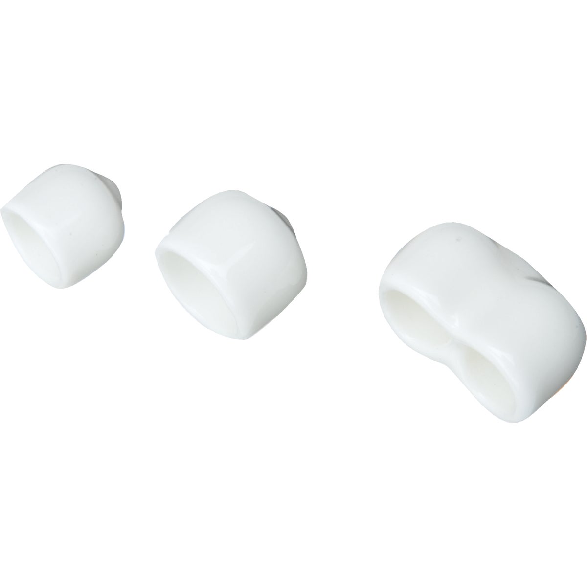 WHITE END CAPS