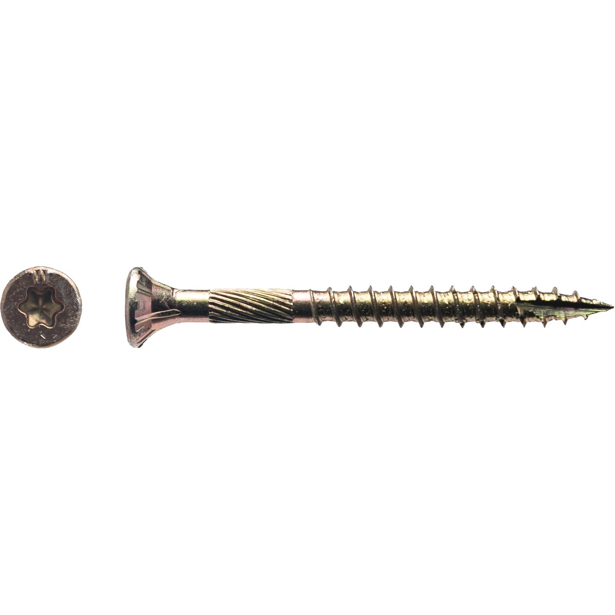 1LB 9 X 2" YELLOW SCREW