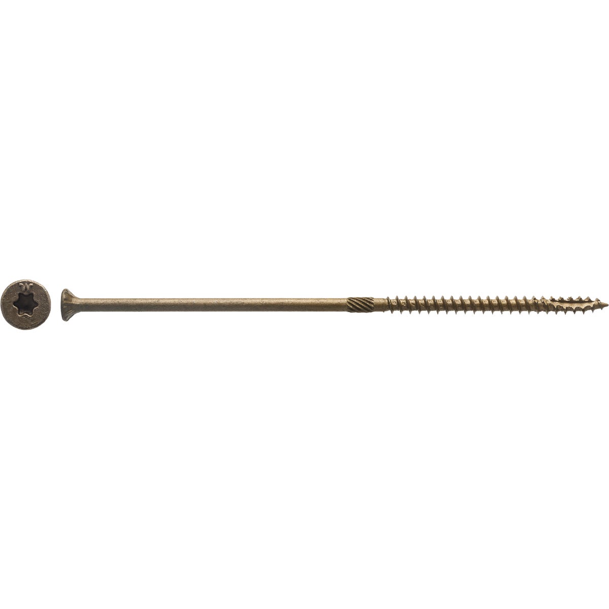 5LB 10 X 6" BRONZE SCREW