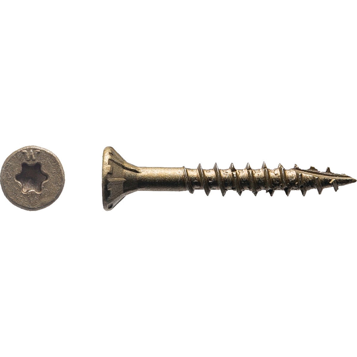 5LB 8X1-1/4" BRNZE SCREW