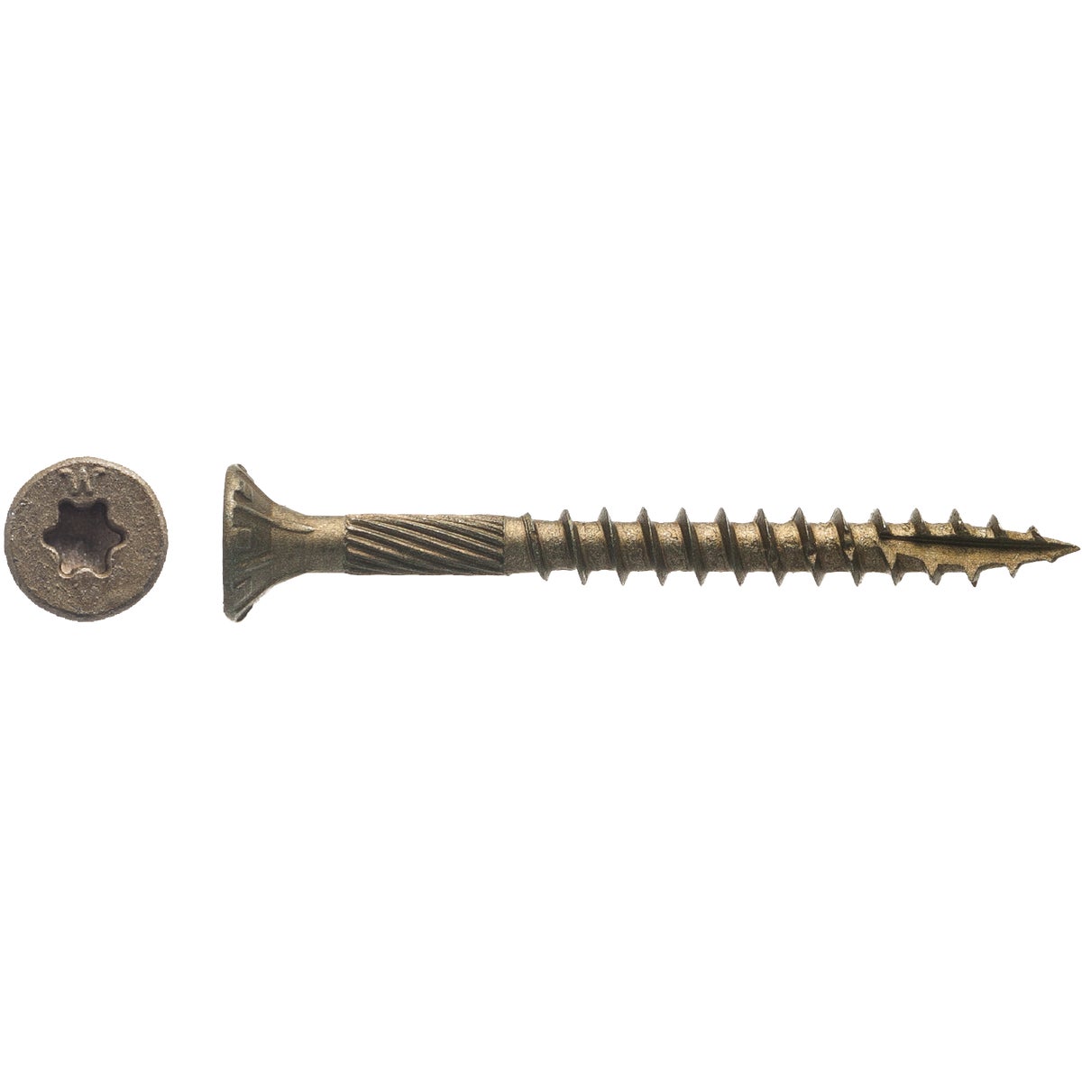 5LB 8X1-3/4" BRNZE SCREW