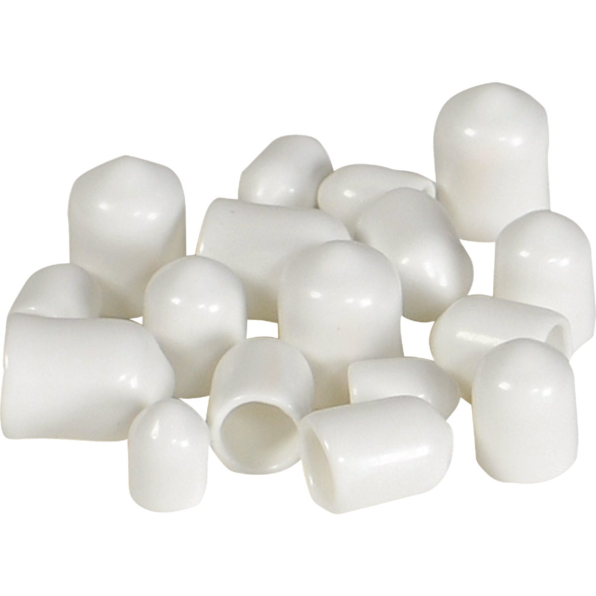 14PK WHITE END CAP