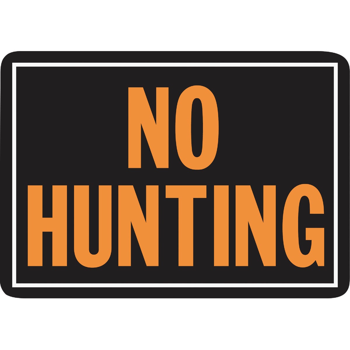 Hy-Ko Aluminum Sign, No Hunting 204781