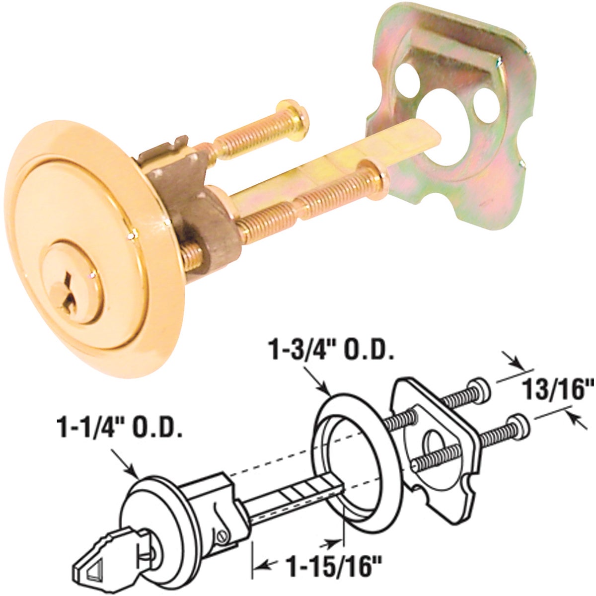Keyed Rim Cylinder
