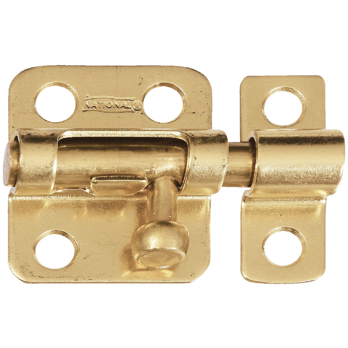 National 1834 Solid Brass Door Barrel Bolt 206083