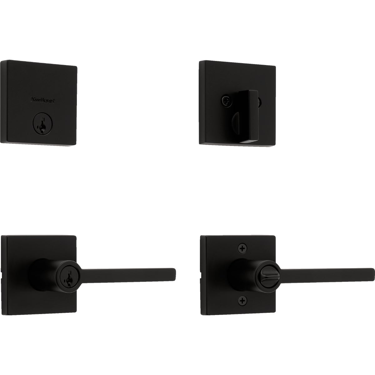 BLK SMT DEADBLT COMBO