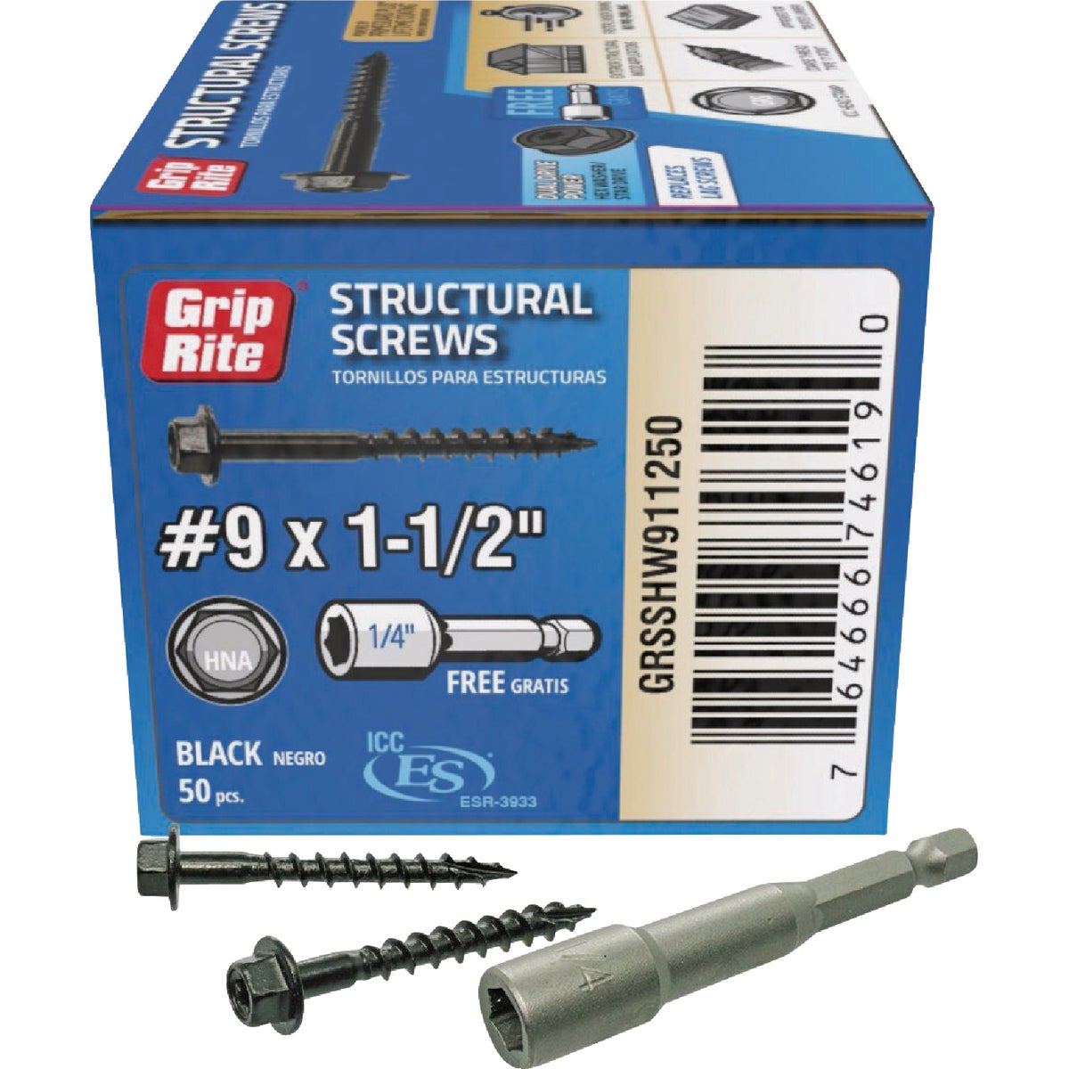 50CT #9X1.5 STRUC SCREW