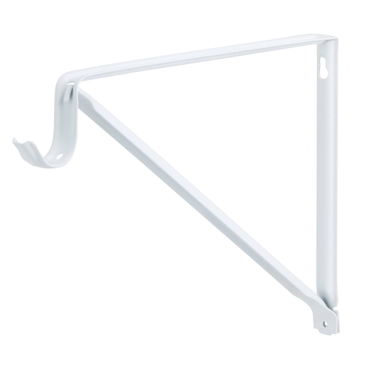 WHITE SHELF/ROD BRACKET