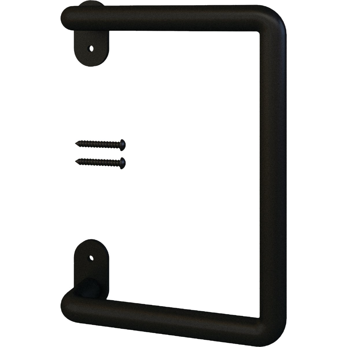 National Hardware 8 In. Matte Black Troy Interior Barn Door Pull