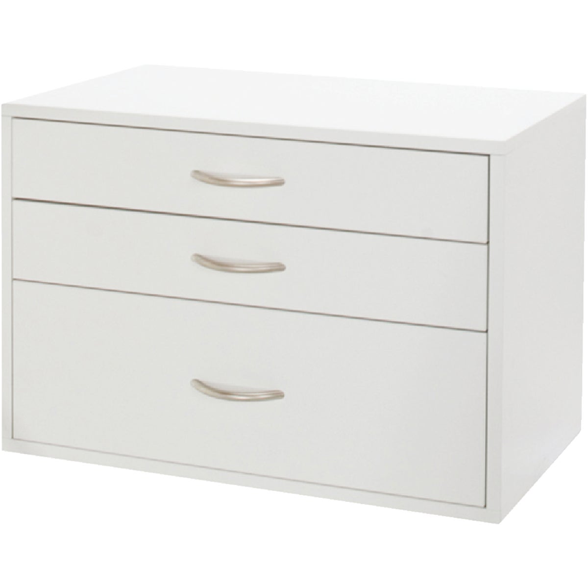 WHITE 3-DRAWER O-BOX