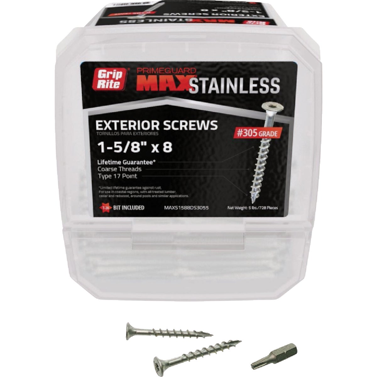 5LB 1-5/8" DECK SCREW