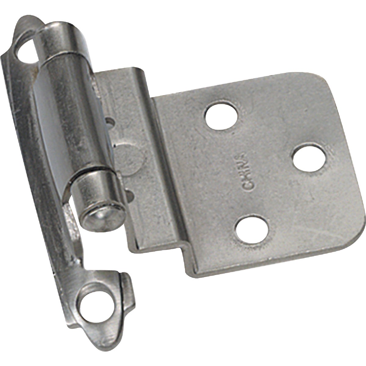 Laurey Satin Nickel 3/8 In. Self-Closing Inset Hinge, (2-Pack) 216466