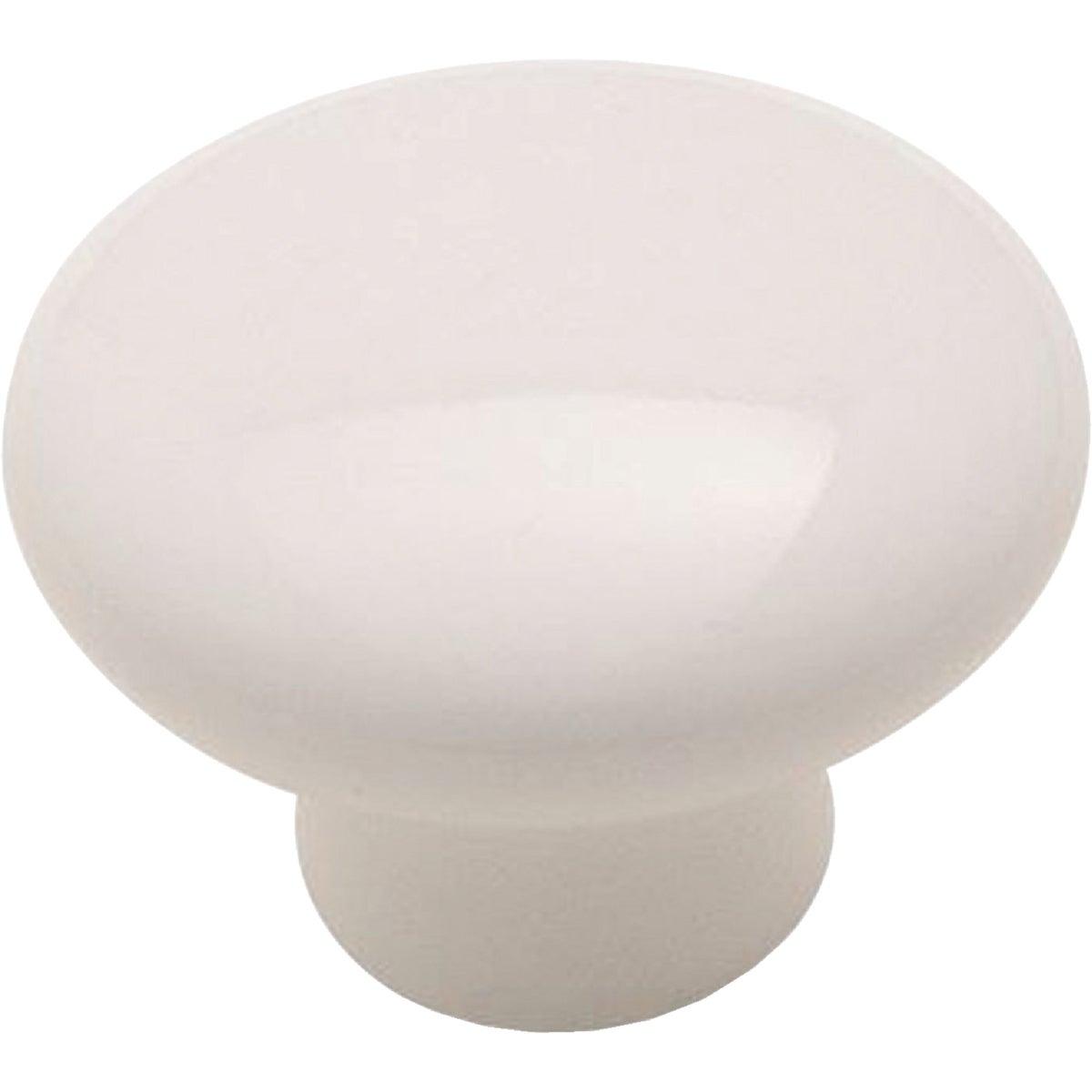 1.25" RND WHT KNOB