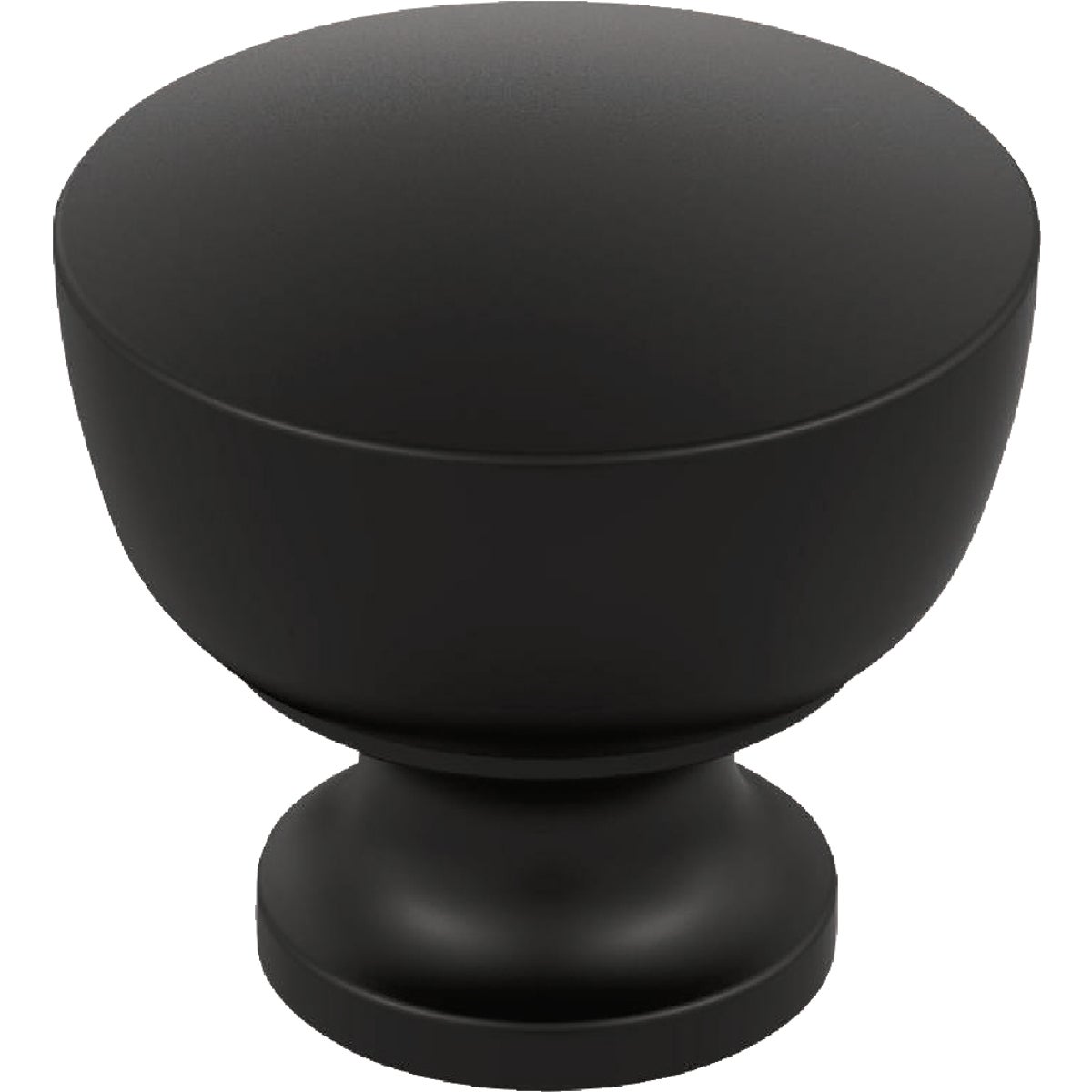 1-1/4" CHALICE BLK KNOB