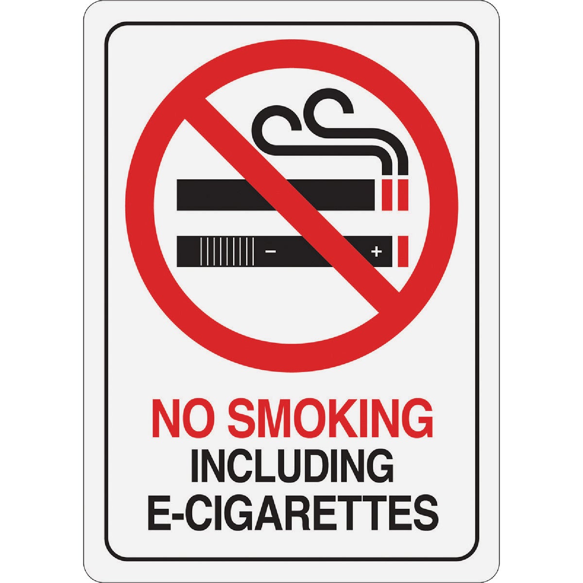 NO SMOKING & E-CIG SIGN