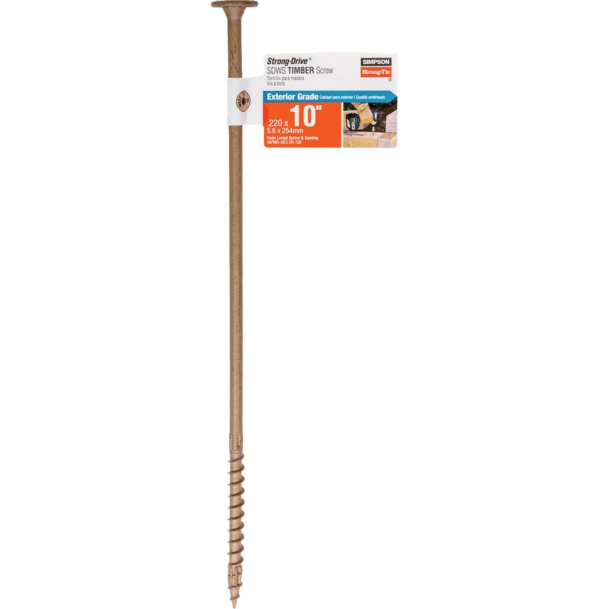 10" STRUC FLAG 6L SCREW